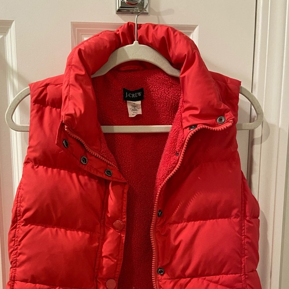 J. Crew Pink Puffer Vest - Picture 3 of 8
